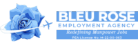 bleu rose logo, hris and payroll software client