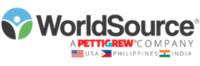 worldsource logo, hris and payroll software client